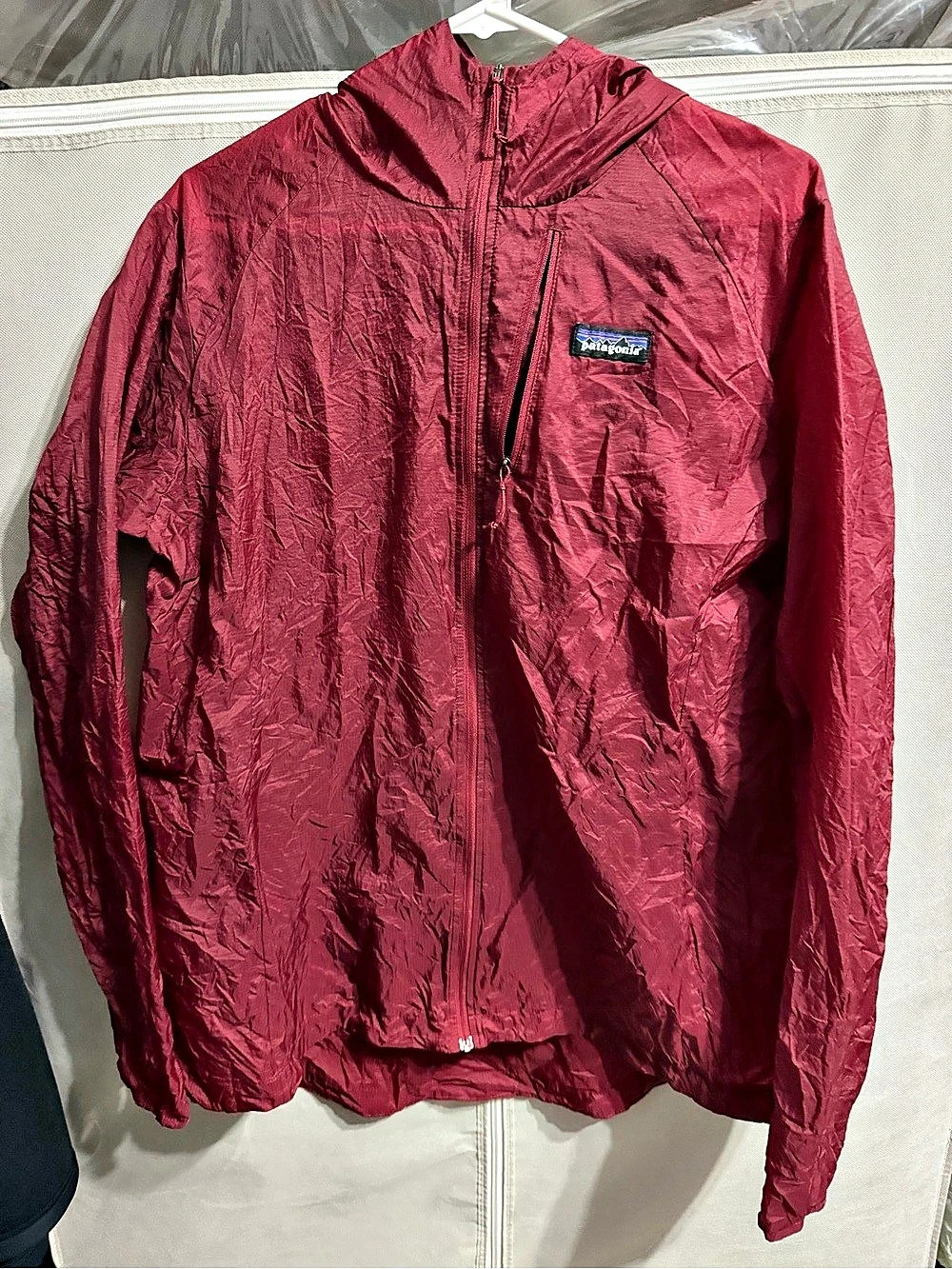 Patagonia Houdini Jacket Men's Red Windbreaker Size XL